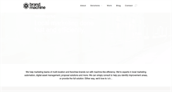 Desktop Screenshot of brandmachine.com