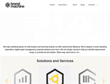 Tablet Screenshot of brandmachine.com